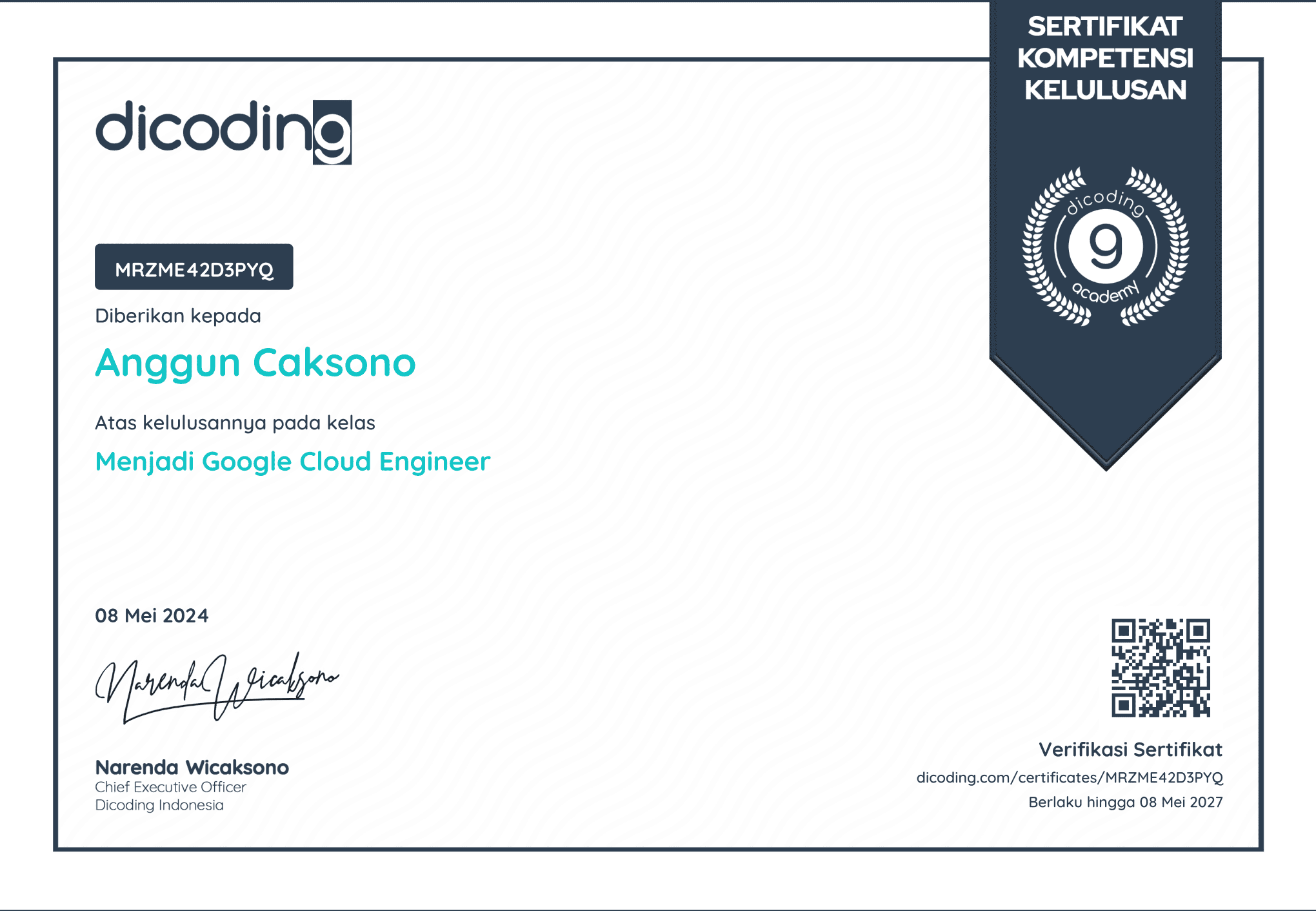 Menjadi Google Cloud Engineer