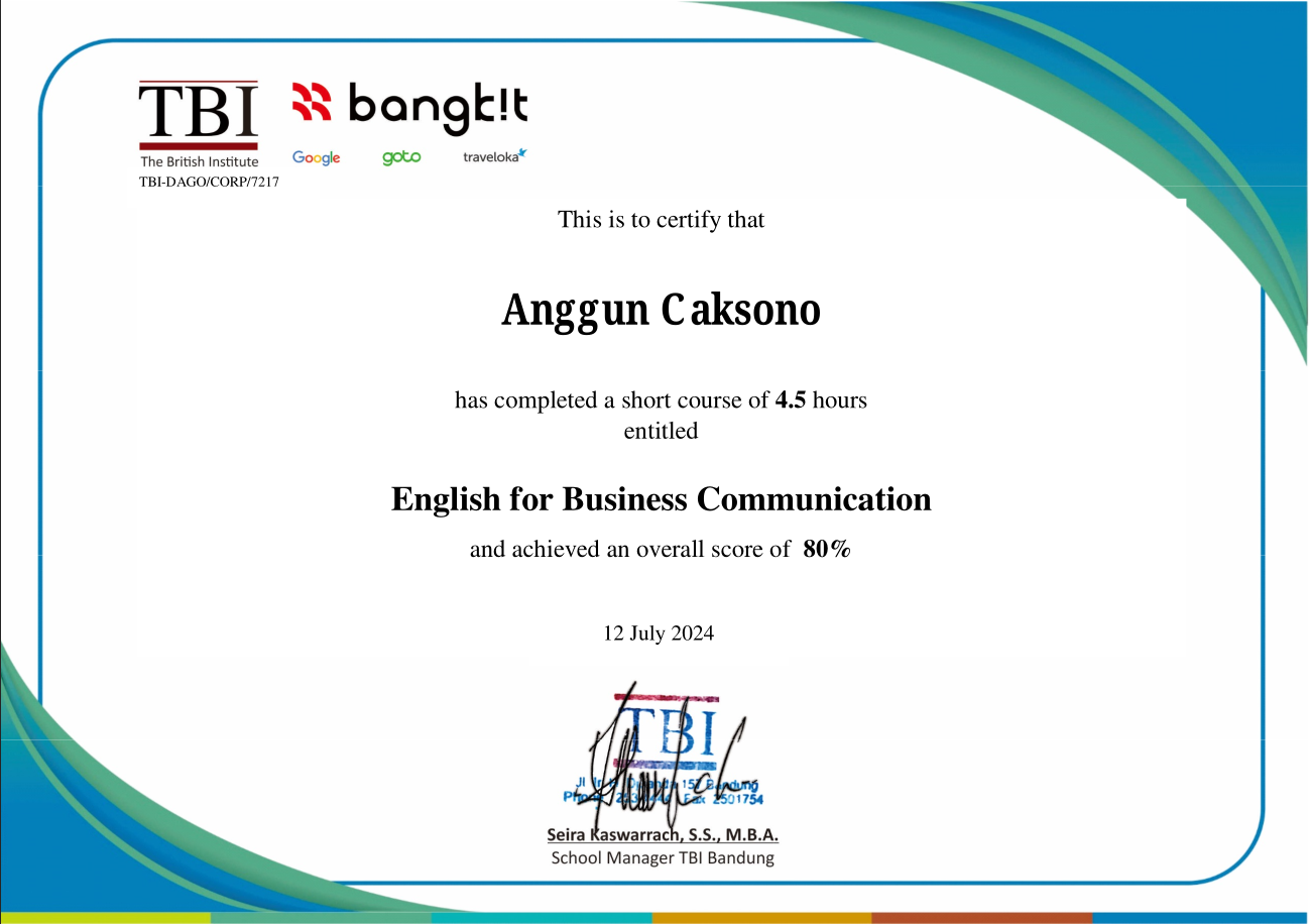 English for Business Communication